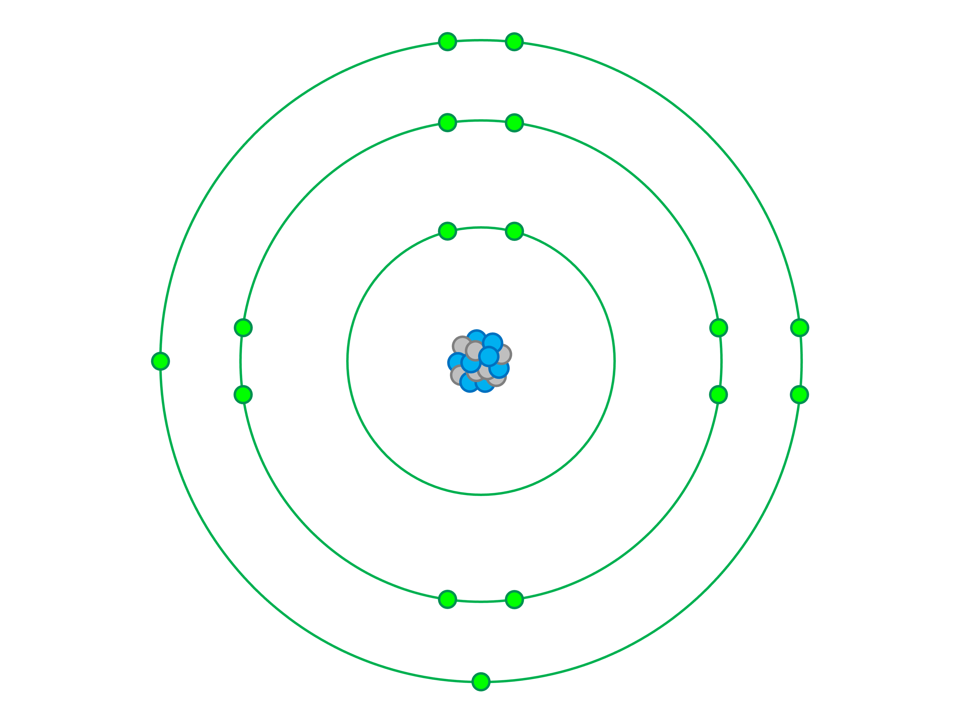 bohr diagram for nitrogen